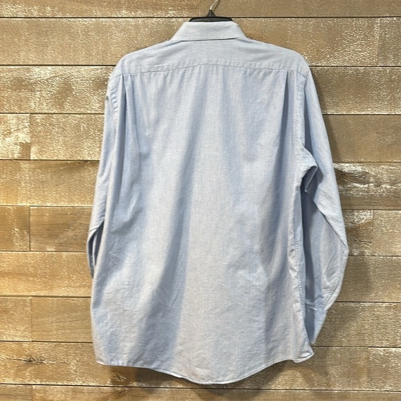 Burberrys blue Vintage one pocket button down size 16 - Picture 7 of 8